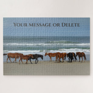 Wilde paarden Buitenter Banks OBX Corolla NC Legpuzzel