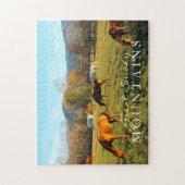 Wilde paarden - Cades Cove - speelgoed puzzel (Verticaal)