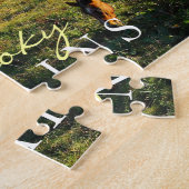 Wilde paarden - Cades Cove - speelgoed puzzel Legpuzzel (Zijkant)