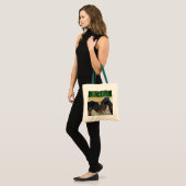Wilde paarden Canvas tas (Voorkant (model))