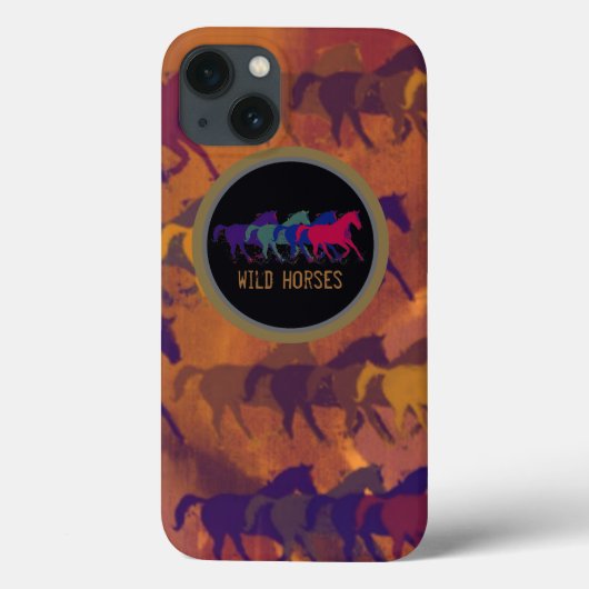 Wilde paarden Case-Mate iPhone case (Achterkant)
