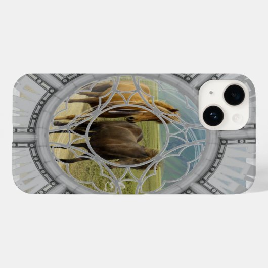 Wilde paarden Case-Mate iPhone case (Achterkant (horizontaal))