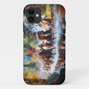 Wilde paarden iPhone 11 hoesje
