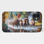 Wilde paarden Case-Mate iPhone case (Achterkant (horizontaal))