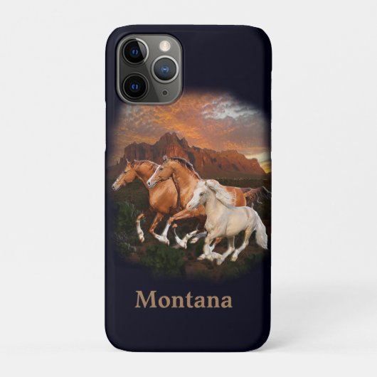 Wilde paarden Case-Mate iPhone case (Achterkant)