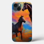 Wilde paarden Case-Mate iPhone case (Achterkant)