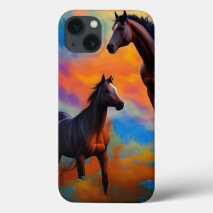 Wilde paarden Case-Mate iPhone case