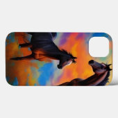 Wilde paarden Case-Mate iPhone case (Achterkant (horizontaal))