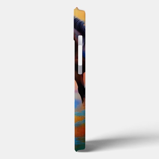 Wilde paarden Case-Mate iPhone case (Achterkant / Links)