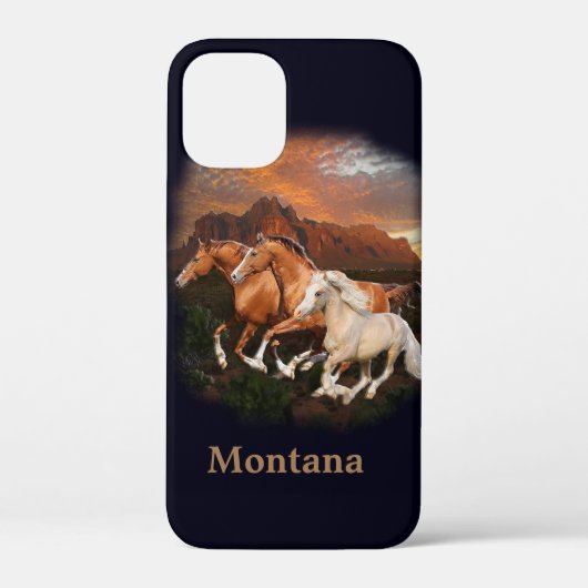 Wilde paarden Case-Mate iPhone case (Achterkant)
