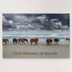 Wilde paarden Corolla Outer Banks NC Legpuzzel