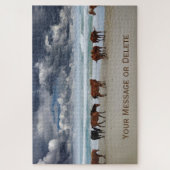 Wilde paarden Corolla Outer Banks NC Legpuzzel (Verticaal)