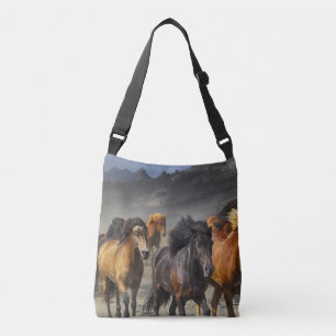 Wilde paarden crossbody tas