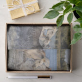 Wilde paarden die door een rivier lopen tissuepapier (Geschenk)