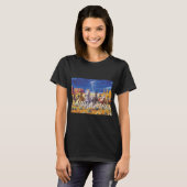 Wilde paarden die lopen t-shirt (Voorkant volledig)