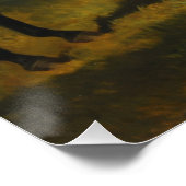 wilde paarden door Alfred de Dreux Perfect Poster (Hoek)