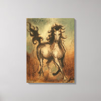 Wilde paarden en warme kleuren