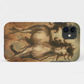 Wilde paarden en warme kleuren Case-Mate iPhone case (Achterkant (horizontaal))