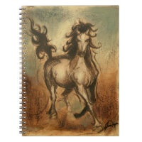 Wilde paarden en warme kleuren