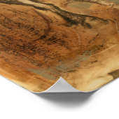 Wilde paarden en warme kleuren poster (Hoek)