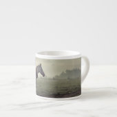 Wilde paarden espresso kop (Voorkant rechts)