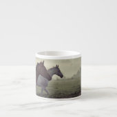 Wilde paarden espresso kop (Voorkant)