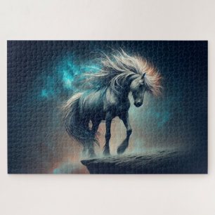 Wilde paarden, galopperende paarden, majestueuze d legpuzzel