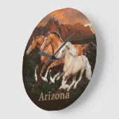 Wilde paarden grote klok (Hoek)