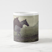 Wilde paarden grote koffiekop (Voorkant)