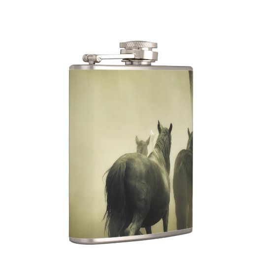 Wilde paarden heupfles (Rechts)