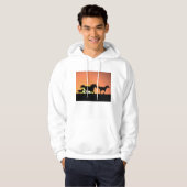 Wilde paarden hoodie (Voorkant volledig)