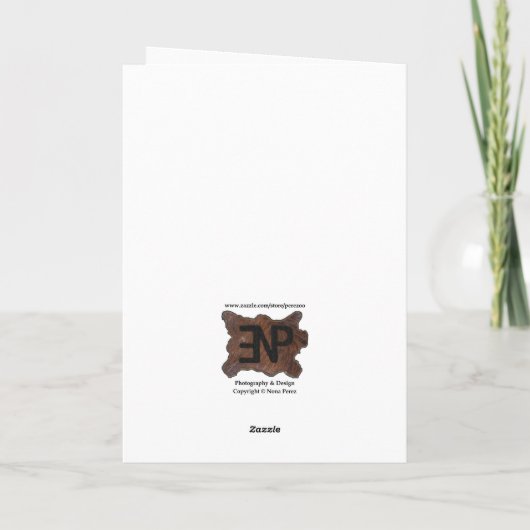 Wilde paarden in de sneeuw Kerstmis Kaart (Achterkant)