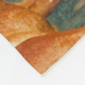 Wilde paarden in het Nationaal Park Theodore Roose Fleece Deken (Hoek)