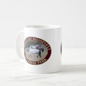 Wilde paarden in het Nationaal Park Theodore Roose Koffiemok (Voorkant links)