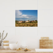 Wilde paarden in het Nationaal Park Theodore Roose Poster (Keuken)