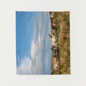 Wilde paarden in het Nationaal Park Theodore Roose Wandkleed (Voorkant)