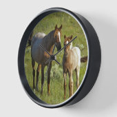 Wilde paarden in North Dakota (Hoek)