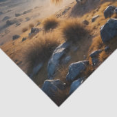 Wilde paarden in woestijn Mare en veulen onder ste Tissuepapier (Detail)