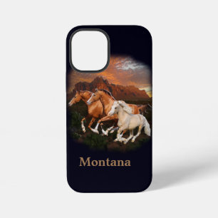 Wilde paarden iPhone 12 mini hoesje