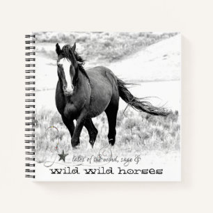 Wilde paarden Journal Diary Spiral Notitieboek