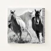 Wilde paarden Journal Diary Spiral Notitieboek (Achterkant)