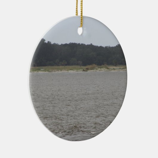 Wilde paarden keramisch ornament (Rechts)