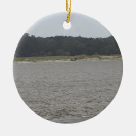 Wilde paarden keramisch ornament