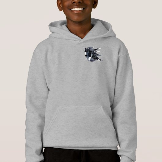 Wilde paarden Kinderen Hoodie (Voorkant)