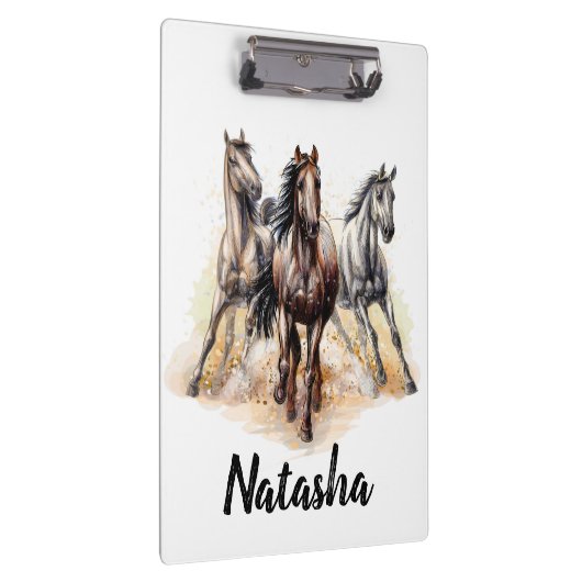 Wilde paarden klembord (Rechts)