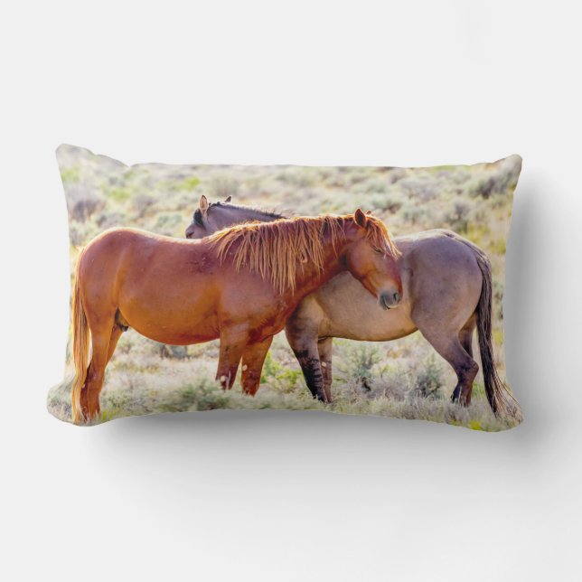 Wilde paarden kussen (Voorkant)