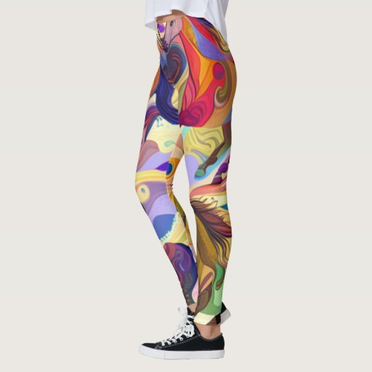 Wilde paarden leggings (Links)