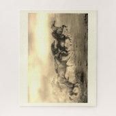 Wilde paarden legpuzzel (Verticaal)