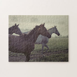 Wilde paarden legpuzzel