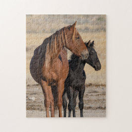 Wilde paarden legpuzzel